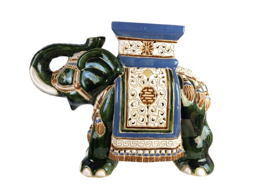 Vintage elephant garden - vintage,
