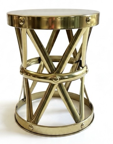 Vintage brass drum - vintage,