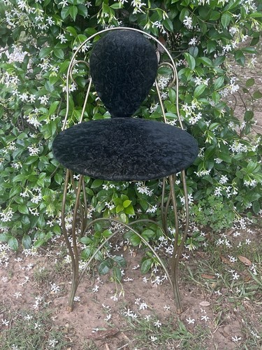 Vintage vanity chair stool - stool, mcm