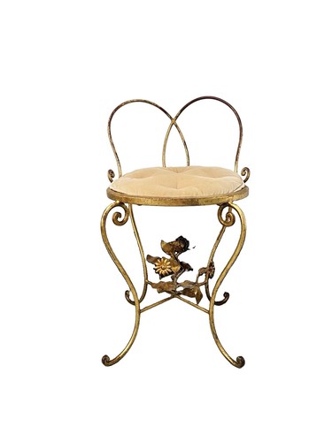 Hollywood regency gold leaf - hollywood,